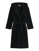 Towelling Bathrobe Black Tommy Hilfiger