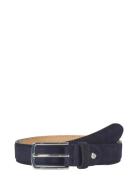 Suede Leather Belt Jack Navy Howard London