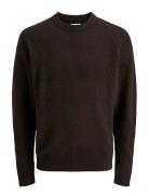 Jjesoho Ollie Knit Crew Neck Sn Brown Jack & J S