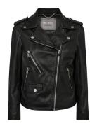 Mmmitchel Mol Leather Jacket Black MOS MOSH