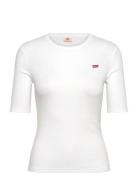 Luca Slim Tee White + Rib Knit White Levi's®