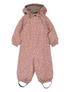 Polyester Baby Suit - Glitter Pink Mikk-line