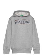 Sweater W/Hood Grey United Colors Of Benetton