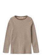 Wool T-Shirt L/S Alfie Beige Wheat