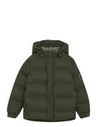 Jacket Quilt, Solid Green En Fant