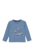 T-Shirt Ls Blue Minymo
