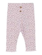 Legging Aop Rib Pink Minymo