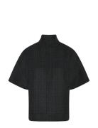 Azaleabbcarly Waistcoat Black Bruuns Bazaar