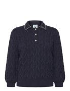 Msfilucca Knit Pullover Navy Minus