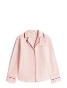 Solid Ls Flannel Shirt Pink Tommy Hilfiger