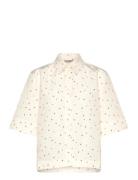 Heart Printed Shirt White Stella Nova