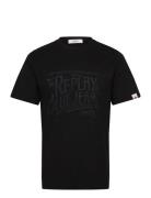 T-Shirt Regular Black Replay
