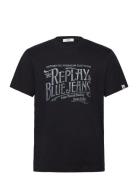 T-Shirt Regular Black Replay