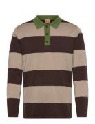 Mmgroyal Preppy Ls Polo Knit Brown Mos Mosh Gallery