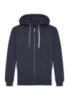 Full Zip Logo Hoodie Navy Scotch & Soda