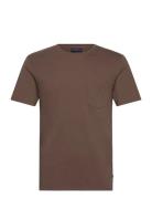 Midweight Organic Cotton Tee Brown Lexington Clothing