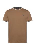 Twin Tipped T-Shirt Brown Fred Perry