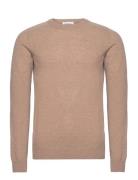 Lambswool Crew Neck Beige Knowledge Cotton Apparel