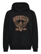 Americana Hoodie Black Wrangler