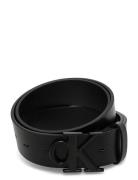 Ck Buckle Tumbled 35Mm Black Calvin Klein