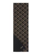 Emblem ?Reversible Wool Hw Scarf Black Calvin Klein