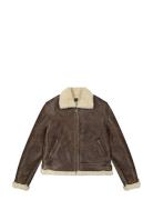 Aviator Jacket Brown Lee Jeans