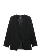 Double-Breasted Suit Blazer Black Mango