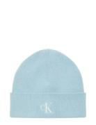 Ck Fine Rib Beanie Blue Calvin Klein