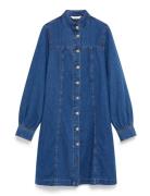 Mschrylan Elena Shirt Dress Blue MSCH Copenhagen