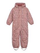 Snow Suit Aop Pink Minymo