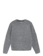 Pullover Knit Glitter Grey Creamie