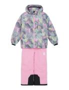 Ski Set - Aop Pink Color Kids
