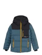 Jr. Ski Puffer Jacket - Quilt Blue Color Kids