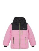 Jr. Ski Puffer Jacket - Quilt Pink Color Kids