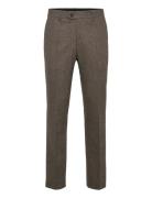 Flannel Herringb Suit Pants Brown GANT