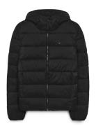 Mid Weight Hooded Jacket Black Tommy Hilfiger