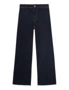 Catherin Culotte High-Rise Jeans Navy Mango
