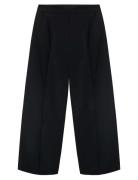 Pleated Wide Leg Trousers Black Mango