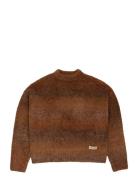 Gradient Knit Sweater Brown Prohibited