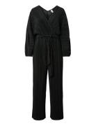 Yasolinda Ls Ankle Jumpsuit S. - D2D Black YAS