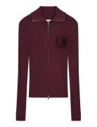 Vesta Cardigan Burgundy Fabienne Chapot