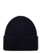 Fold Rib Cap Navy Davida Cashmere