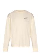 Raw White Aries Lonf Sleeve T-Shirt Cream THE ANIMALS OBSERVATORY