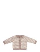 Cardigan, Ao Elephants, Merino Wool, Brown Pink Smallstuff