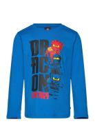Lwtaffy 703 - T-Shirt L/S Blue LEGO Kidswear