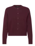 Vmkacy Ls O-Neck Cardigan Burgundy Vero Moda