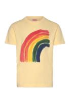 Rainbow Rooster T-Shirt Yellow THE ANIMALS OBSERVATORY