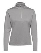 Lds Dunbar Halfzip Fleece Grey Abacus