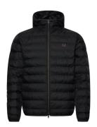 Hooded Insulated Jacket Black Fred Perry