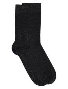 Pernille Glitter Socks Black Mp Denmark